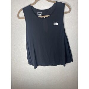 The North Face Women's‎ Black Wander Crossback Cropped Tank Top sz XL